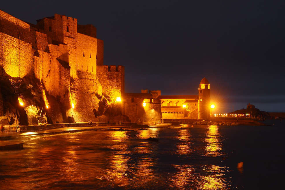 Collioure by night
